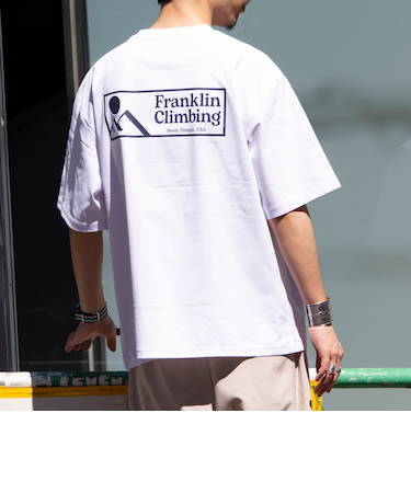 【Franklin Climbing】FLEX TECH グラフィックバックプリント 半袖Tシャツ