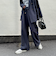 《セットアップ対応》リネン混スラブツイルイージーパンツ