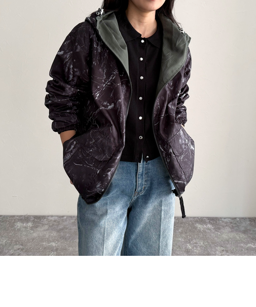 【TAION/タイオン】MILITARY REVERSIBLE W-ZIP PK