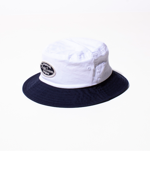 【FRUIT OF THE LOOM/フルーツオブザルーム】ツートーンワッペンバケットハット