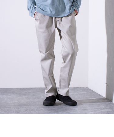 【GLOSTER/グロスター】Relax ウエストゴム テーパード イージーパンツ