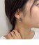 クリアカラードロップイヤリング