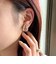 クリアカラードロップイヤリング