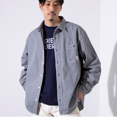 【FREDYMAC/フレディマック】ヒッコリーシャツ ストライプシャツ ユニセックス