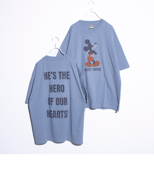 【Disney】【TOM&JERRY】ピグメント/ラグランスリーブ プリントTシャツ