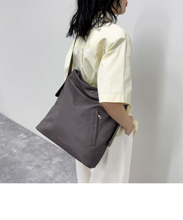 【maison vert /メゾンヴェール】アウトポケワンハンドルトートバッグ