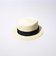 【GLOSTER/グロスター】STRAW BOATER HAT ストローハット 麦わら カンカン帽
