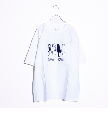 【POCHITAMALAND/ポチタマランド】tama’s homie 前後プリントTシャツ