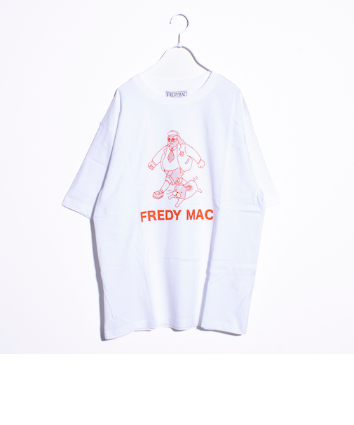 【FREDYMAC/フレディマック】プレッピーおじさん dog run オリジナルボディ Tシャツ