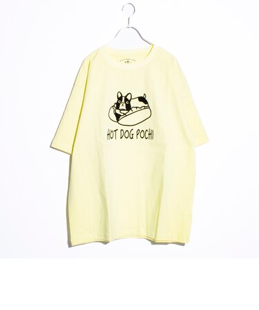 【POCHITAMALAND/ポチタマランド】HOT DOG POCHI ホットドッグポチ Tシャツ