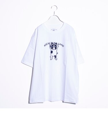 【POCHITAMALAND/ポチタマランド】weight lifting pochi Tシャツ