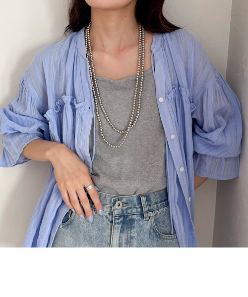 お馬さんの横顔実用的\tHermes Clochette Jumperロングネックレス ドロップロングネックレス | ファッション通販サイト NUGU