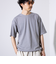 【GLOSTER/グロスター】裾ドロスト 機能素材Tシャツ 無地T ショートスリーブ