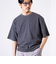 【GLOSTER/グロスター】裾ドロスト 機能素材Tシャツ 無地T ショートスリーブ