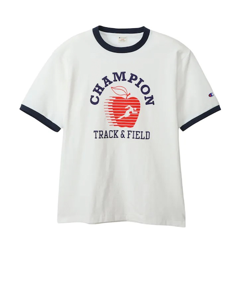【Champion/チャンピオン】ショートスリーブ リンガーTシャツ プリントT