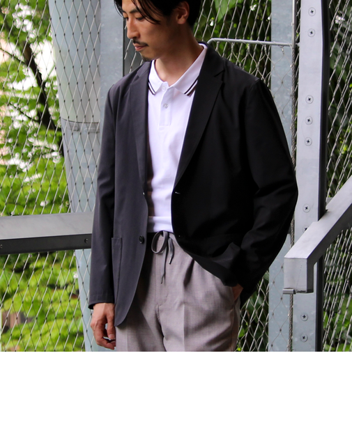 【GLOSTER/グロスター】COOLMAX ポリトロテーラードジャケット イージーケア 2B