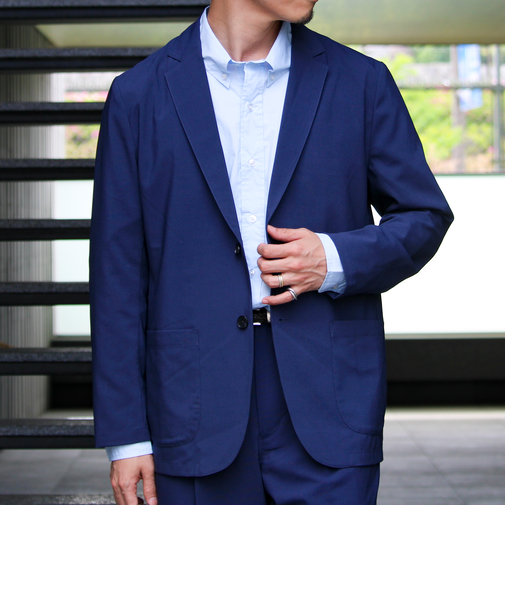 【GLOSTER/グロスター】COOLMAX ポリトロテーラードジャケット イージーケア 2B