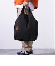 【UNIVERSAL OVERALL】ウィンクルナイロン 2WAY ショルダーバッグ 15L
