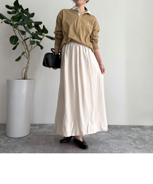 シャイニーイージーバルーンスカート