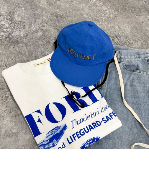 【Marmot/マーモット】ロングブリムロゴキャップ