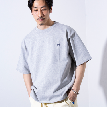 【GLOSTER/グロスター】BOY BACK FANCY 裏地配色 ショートスリーブTシャツ
