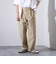 【GEVACO/ゲバコ】タック入り テーパード チノパンツ ワイドテーパード