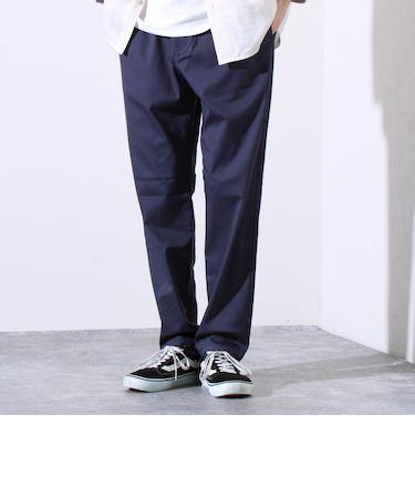 【GLOSTER/グロスター】flexible ストレッチ テーパードイージーパンツ