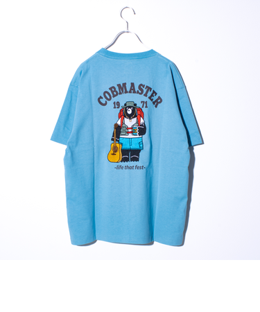【COBMASTER/コブマスター】吸水速乾 フェスベアーバックプリントTシャツ