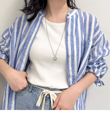 Oモチーフロングネックレス