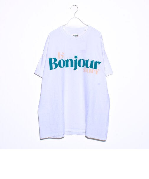 【Le Bonjour surf／ルボンジュールサーフ】ロゴプリントTシャツ