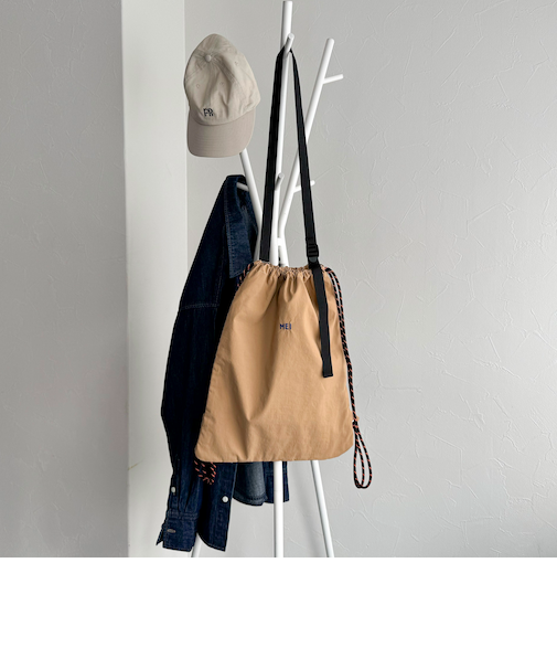 【MEI/メイ】ショルダー付ナップサック