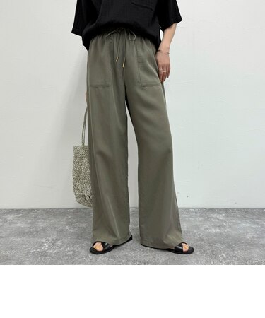 シルキーリネンイージーパンツ