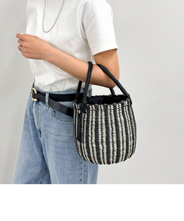 【BAGMATI/バグマティ】ストライプラウンドアバカバッグ