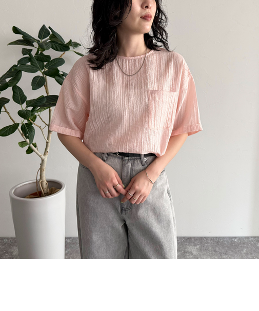 半袖Tシャツブラウス