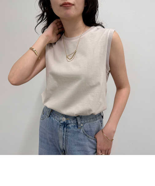 シルケットノースリーブインナー