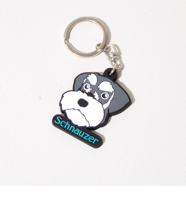 【GLOSTER/グロスター】DOG&CAT 犬猫ラバーキーホルダー