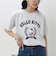 【HELLO KITTY meet FREDY emue】 カレッジプリントTシャツ