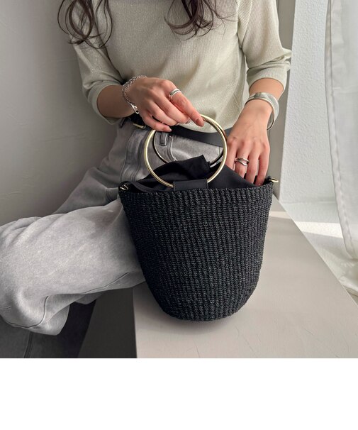 【COTTO/コット】リングハンドルアバカバケツショルダーバッグ