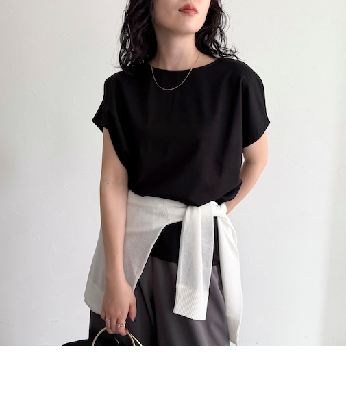 コクーンカットソーブラウス