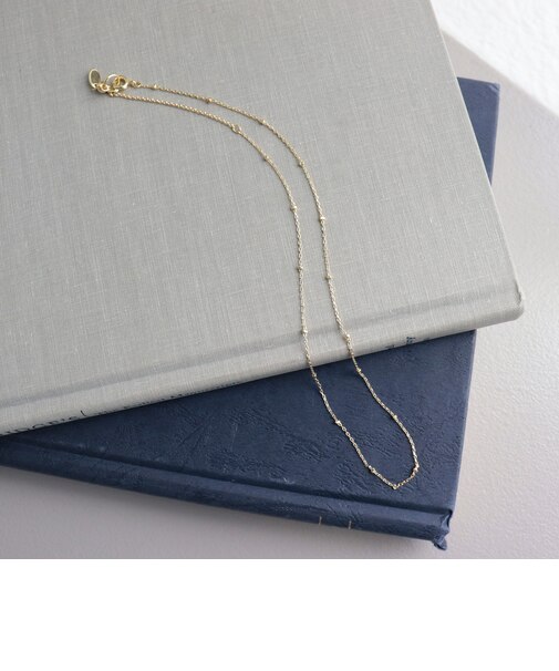 細チェーンアジャストネックレス