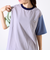 【GLOSTER/グロスター】フレンチブルドッグ刺繍 カットジョーゼットTシャツ
