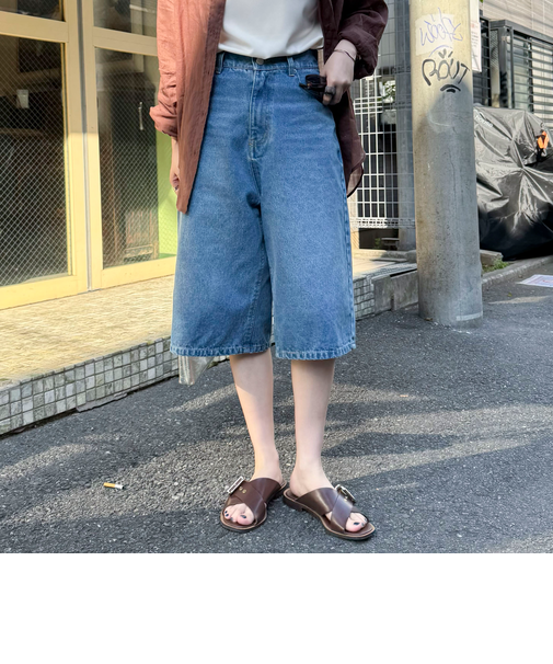 デニムハーフパンツ