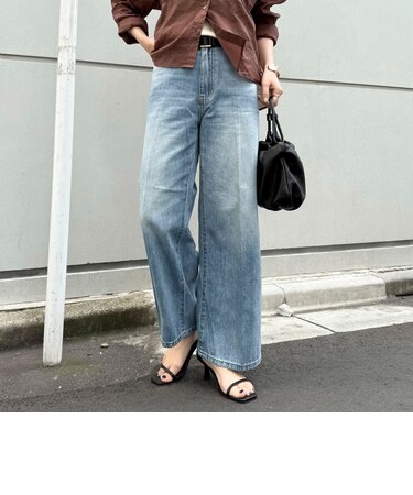 ライトオンスFRセミワイドデニムパンツ