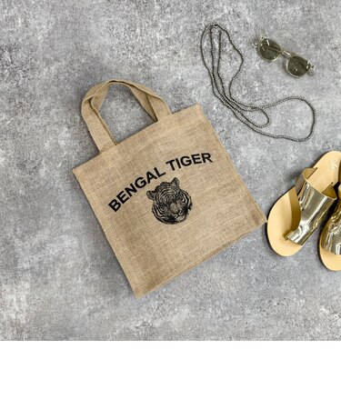 【MAISON BENGAL メゾンベンガル】アニマルプリントトートバッグ