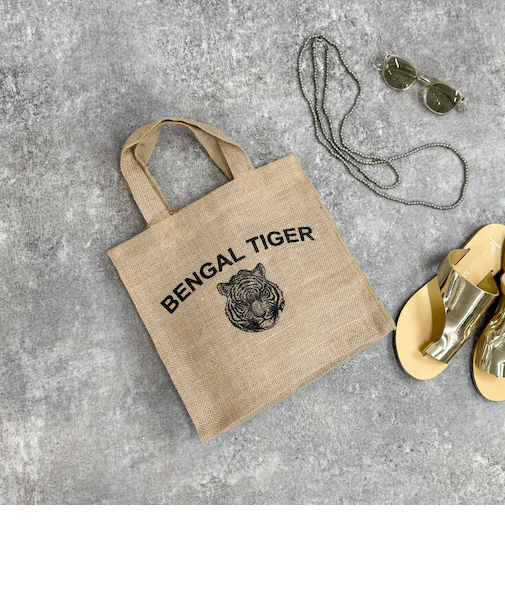 【MAISON BENGAL メゾンベンガル】アニマルプリントトートバッグ