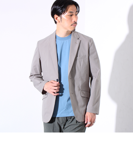 【セットアップ/ビジカジ対応】エアードッツ 快適軽量 セットアップテーラードジャケット