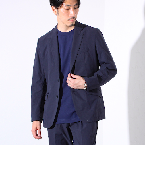 【セットアップ/ビジカジ対応】エアードッツ 快適軽量 セットアップテーラードジャケット