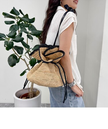 【MADE IN MADE/メイド イン マダ】ANDRY フリルショルダーバック S