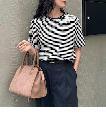 ハイツイストコットンTシャツ