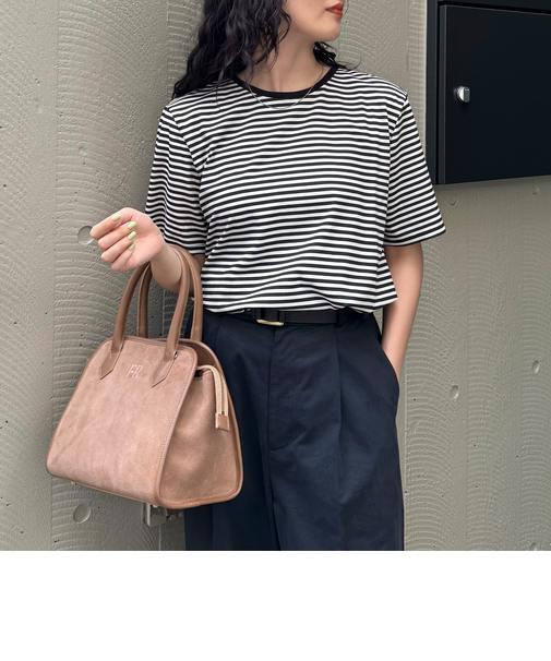 ハイツイストコットンTシャツ